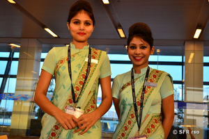 Flugbegleiterinnen in Negombo
