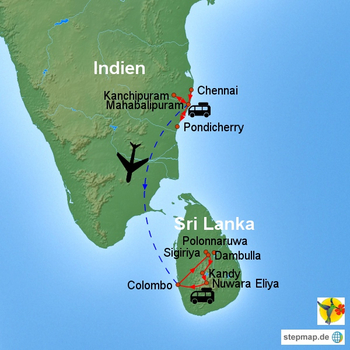 Höhepunkte von Südindien und Sri Lanka