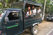 Safarifahrzeug im Yala Nationalpark