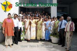 Das Team von Sri Lanka Discover in Indien
