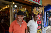 Steineverkäufer in Ratnapura