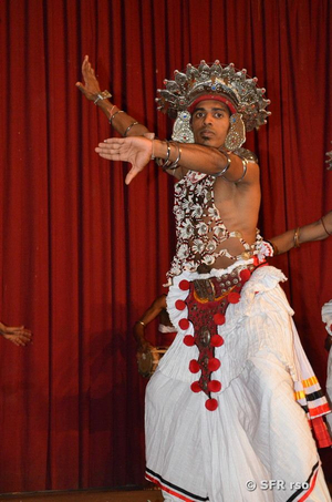 Tänzer auf Sri Lanka